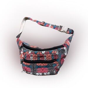 Multicolor Patterned Kilim Fanny Pack